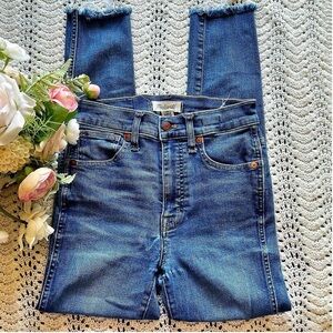 Madewell Blue Skinny Jeans